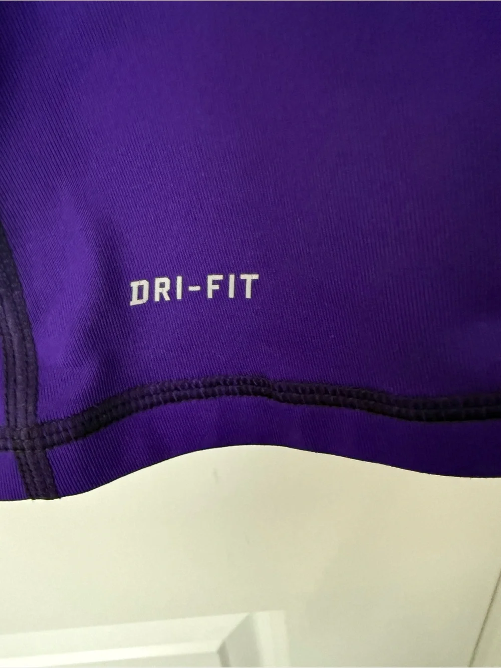 Nike ladies Purple Quarter-Zip Performance Sweater size Large
